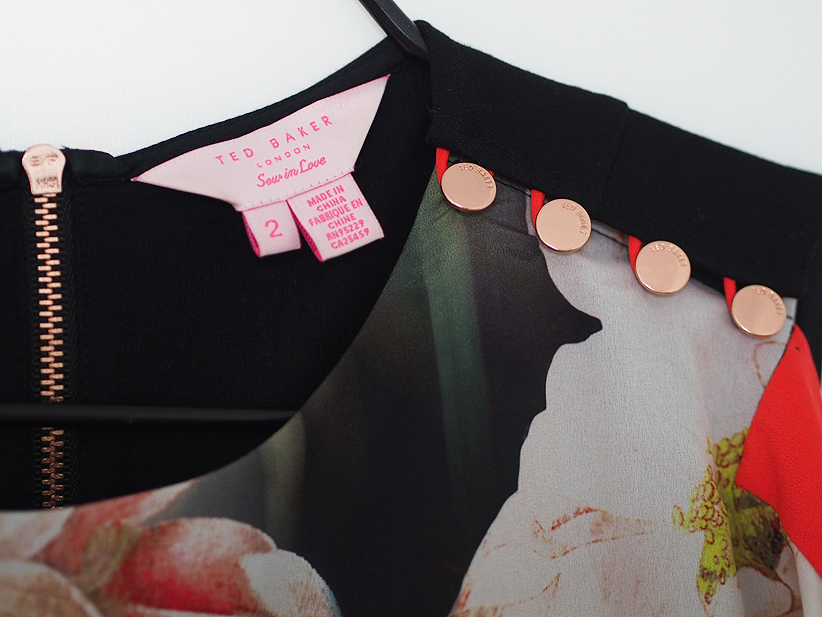 ted baker yksityiskohdat