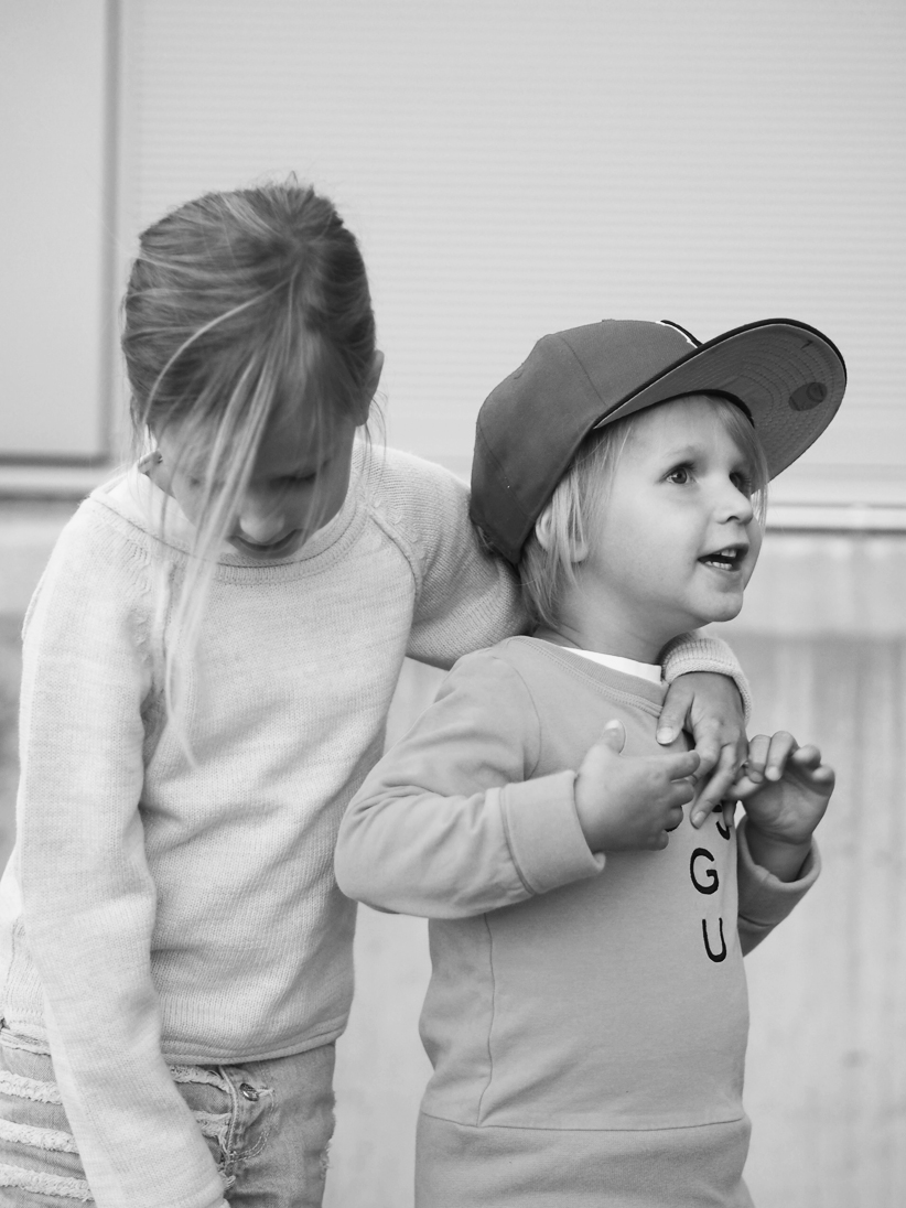kids black and white