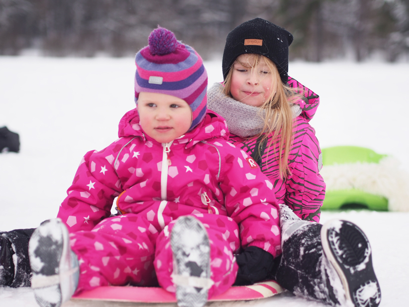 ulkoilu, lapset, toppavaatteet